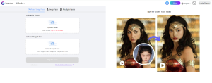 AI face swap video online free：Remaker AI main page