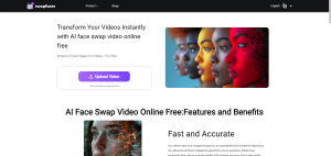 AI face swap online free : swapfaces main page