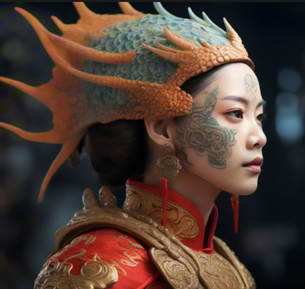 dragon Chinese face changer