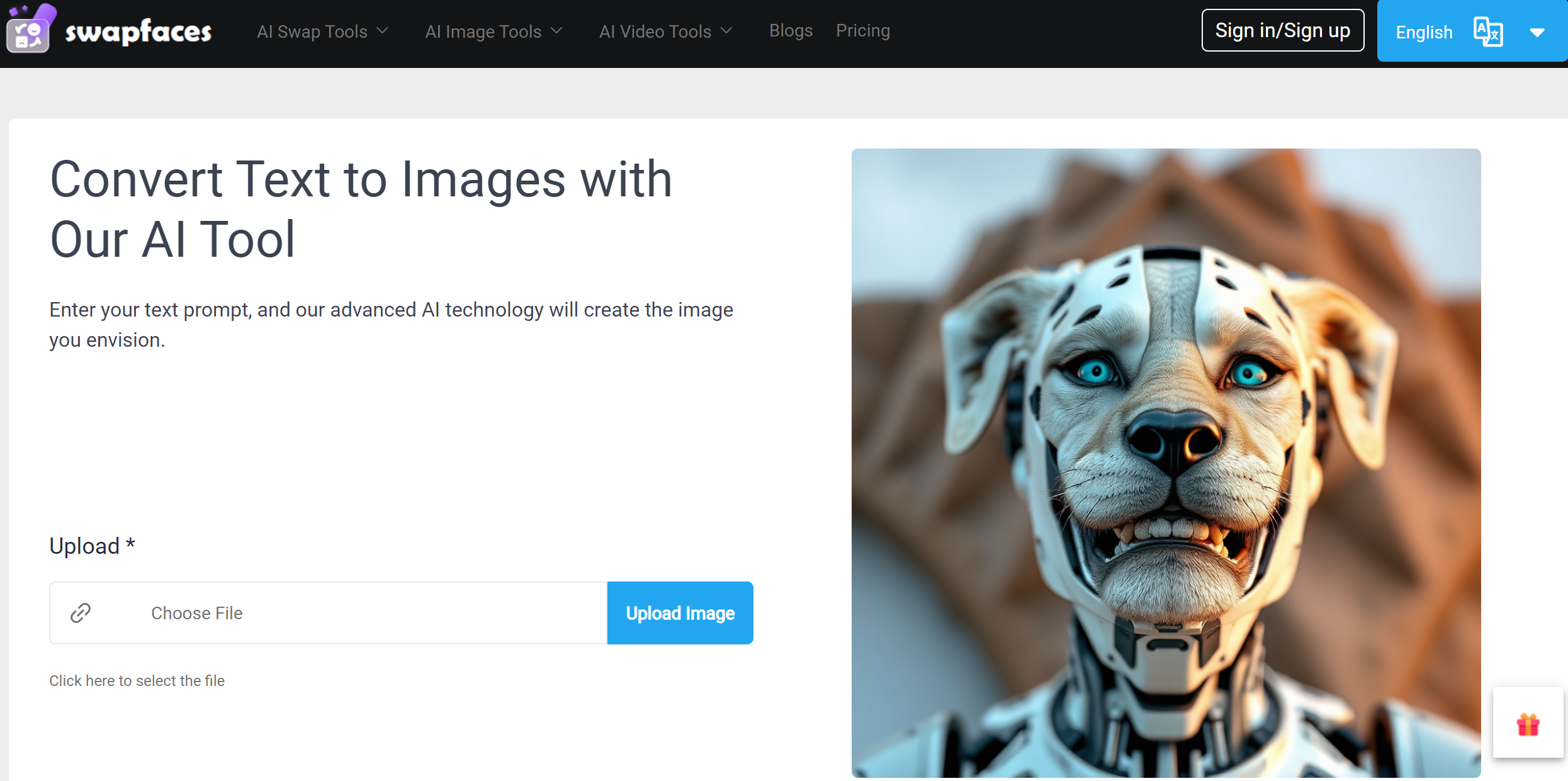 Swapfaces: AI Generated Images From Text